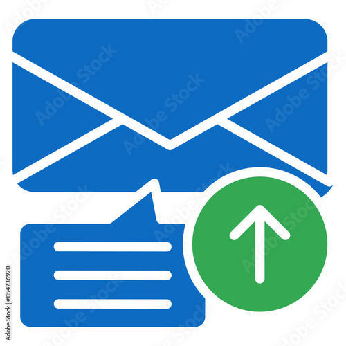 Sending vector contact us communication glyph icon