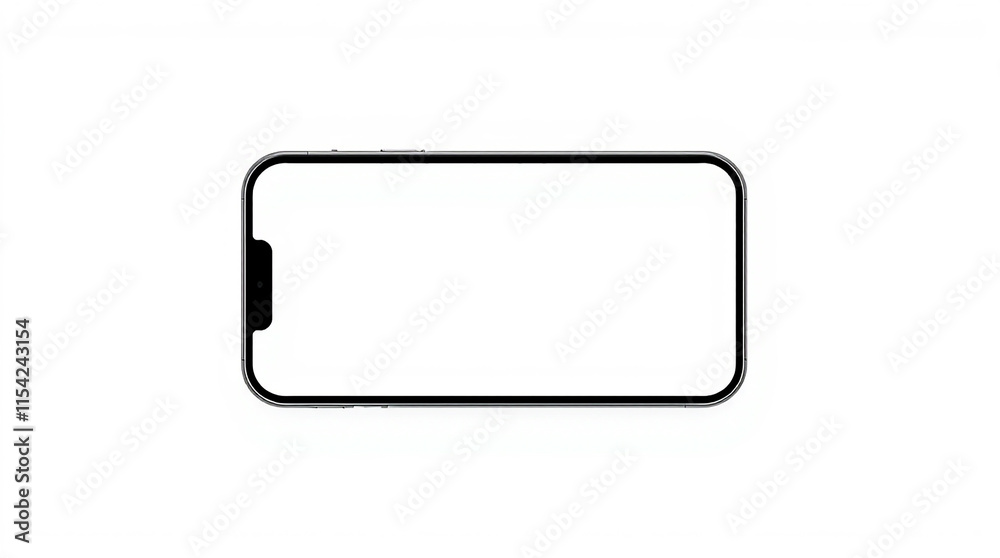 Smartphone with blank white screen. Concept of mobile phone mockup and technology. Smartphone with blank white screen. Concept of mobile phone mockup and technology.
