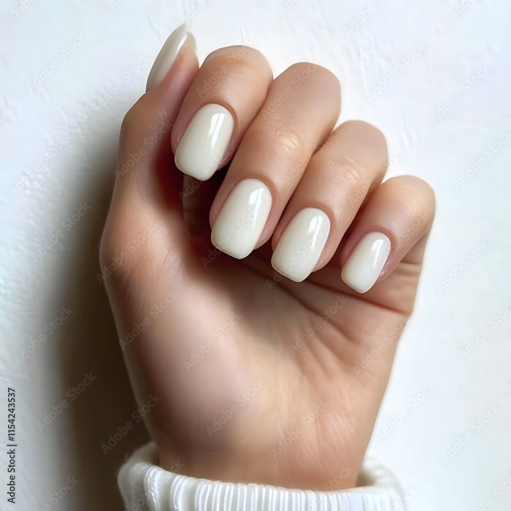 a beautiful aesthetic nail photo with a white background a beautiful aesthetic nail photo with a white background
