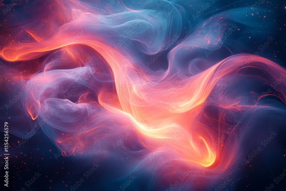 Liquid Threads Threads of liquid twisting through a glowing atmosphere. Generative AI Liquid Threads Threads of liquid twisting through a glowing atmosphere. Generative AI