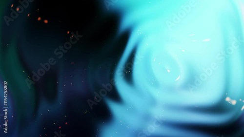 4K Seamless Colorful Gradient Abstract Loop Background with Flowing Shapes and Dynamic Motion