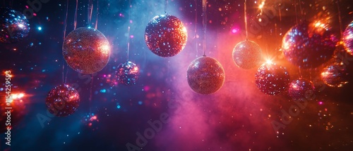 Wallpaper Mural Lights digital lights creating a vibrant, energetic scene. Generative AI Torontodigital.ca