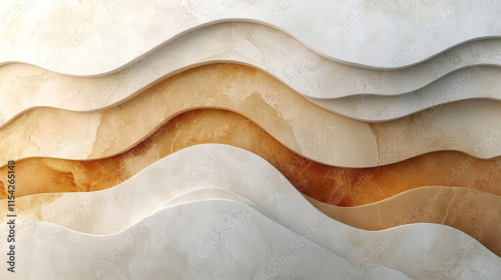 marble texture with lines in calming earth tones. Generative AI marble texture with lines in calming earth tones. Generative AI