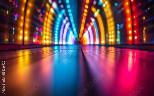 color bursts forming light patterns. Generative AI