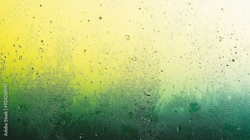 Yellow-Green Lime Color Gradient Background with a Grainy Texture, Generative AI