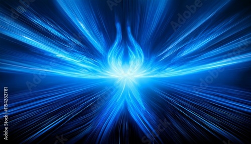 blue flame rays