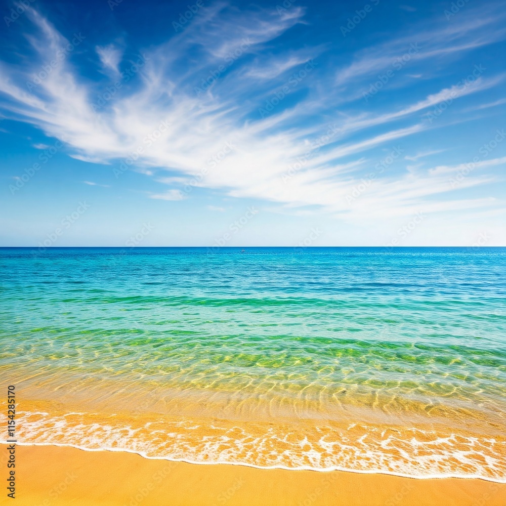 Fototapeta premium peaceful quiet paradise seascape beautiful seashore under moon light