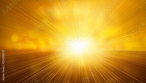 sun bursts on a yellow background