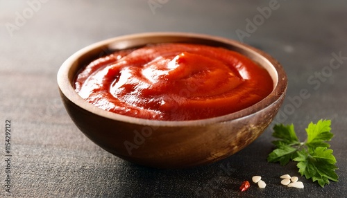 bowl of sriracha sauce
