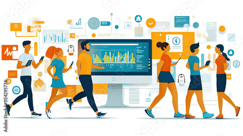 Young Woman Experiencing Virtual Reality