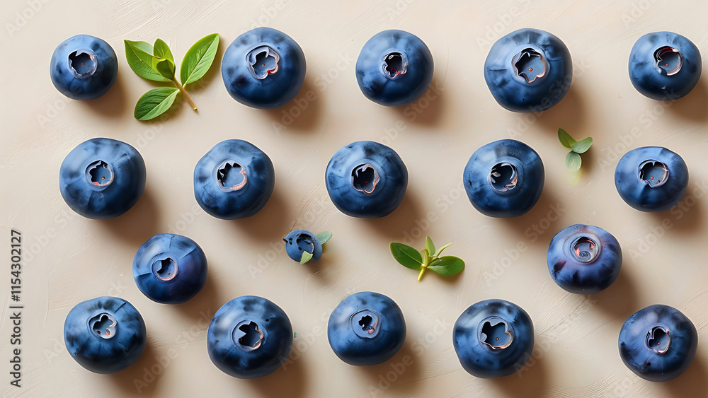Fresh blueberries pattern Fresh blueberries pattern