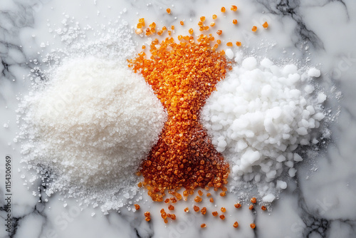 Comparing high sodium and low sodium salt varieties for dietary choices