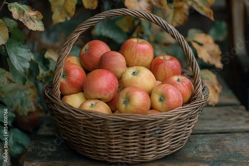 Generative AI picture of food background with assortment of fresh organic food photo