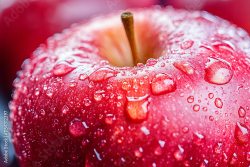 Generative AI picture of food background with assortment of fresh organic food photo