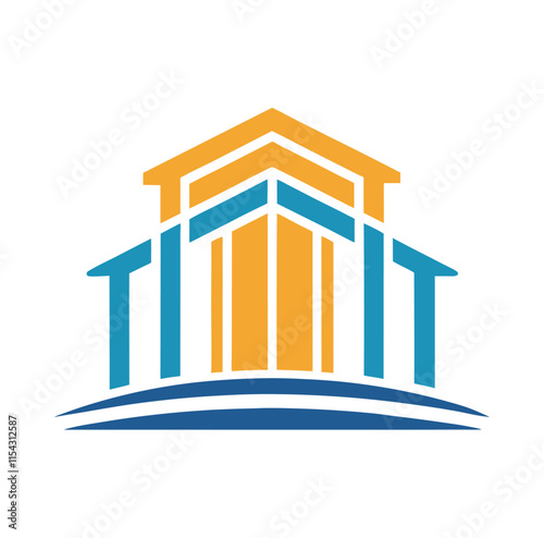 Simple Architecture Firm Logo Design EPS