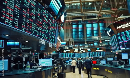 The Heart of Finance: A Glimpse into the Bustling Stock Exchange