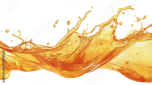 Iced Tea Splash. Tea, Iced, Drink, Splash, Cold, Fresh, Sweet, Liquid, Drop, Flow, Refreshing, Beverage, Lemon, Summer, Isolated.