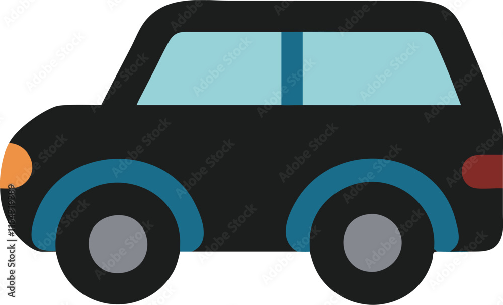 Classic Car, Detailed Vector Illustration Classic Car, Detailed Vector Illustration