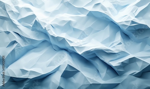 Wallpaper Mural Light blue low poly textured background, Generative AI Torontodigital.ca