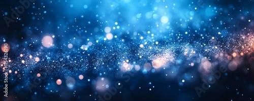 Deep Blue Colors Gradient Background with a Grainy Texture, Generative AI