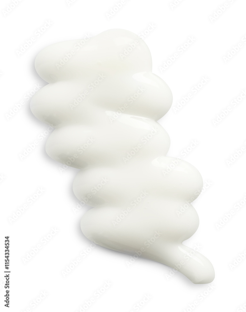 Sample of cosmetic product isolated on white Sample of cosmetic product isolated on white
