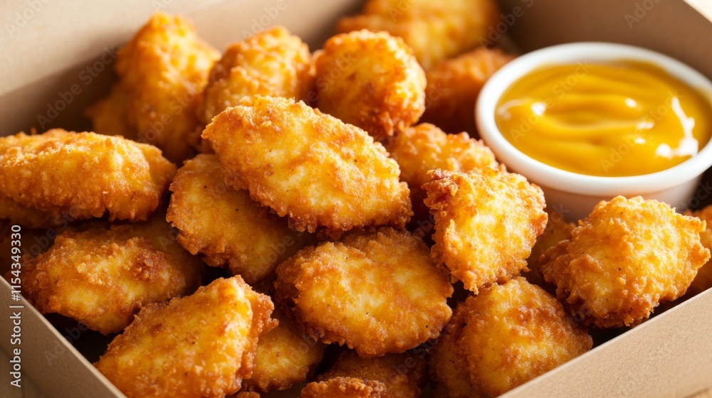 Crispy Chicken Nuggets with Dipping Sauce Crispy Chicken Nuggets with Dipping Sauce
