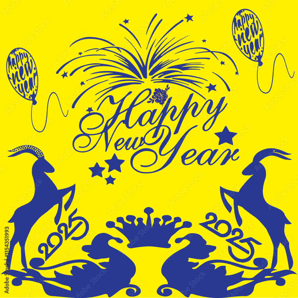 Happy new year. card, sticker, banner,print. Christmas groovy poster text 2025.Vector Beautiful Color design template for isolation banner, Luxury happy Illustration. Eps 10=-=-010.. Happy new year. card, sticker, banner,print. Christmas groovy poster text 2025.Vector Beautiful Color design template for isolation banner, Luxury happy Illustration. Eps 10=-=-010..