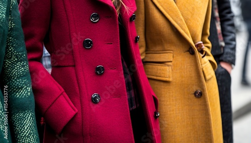 Wallpaper Mural Discover bold coats and jackets that pop in a stylish fashion store Torontodigital.ca