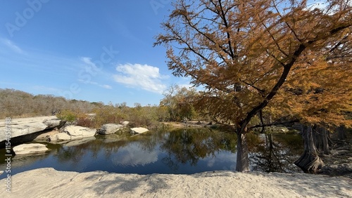 Tableau sur toile McKinney Falls State Park is a 744