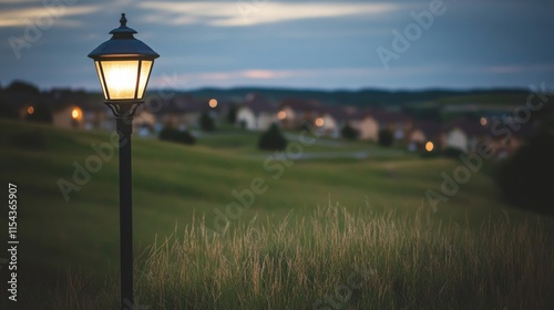 Shallow Depth of Field with Dim Light in Rural Setting photo