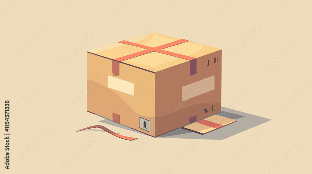 Professional Package Box Vector Isolated Illustration Professional Package Box Vector Isolated Illustration