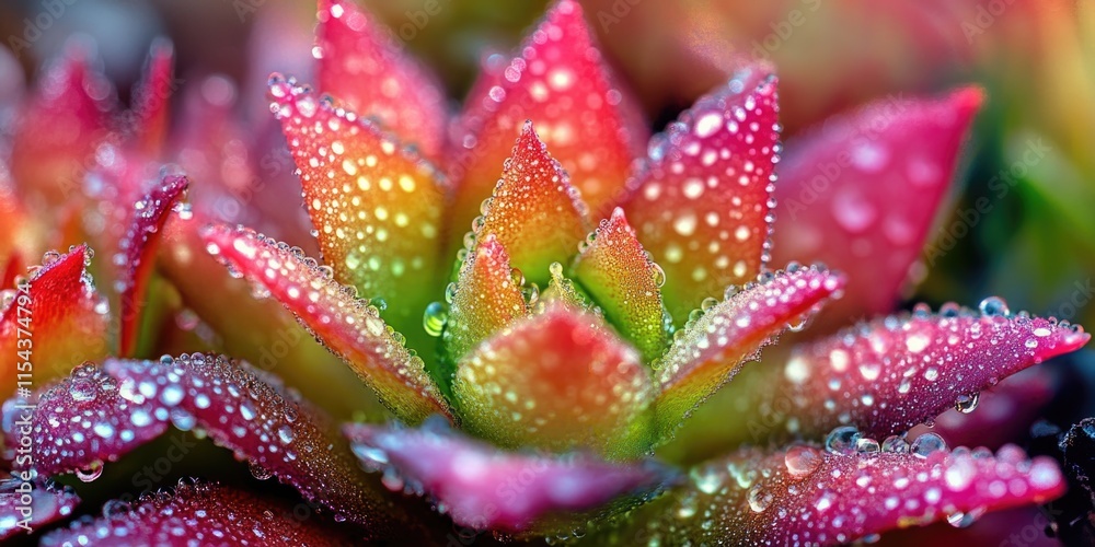 Plant with Water Droplets Plant with Water Droplets
