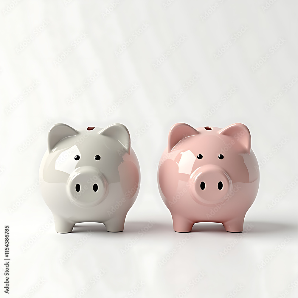 piggy bank mockup for financial savings and money management designs piggy bank mockup for financial savings and money management designs