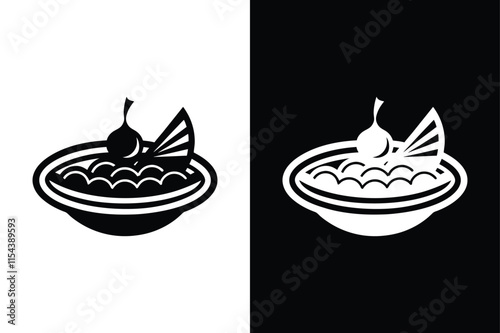 Tapas icon vector on White Background ,Vector Art Illustration on white background.