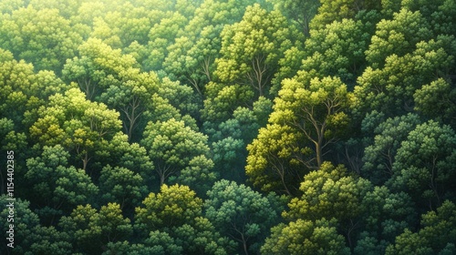 Bosques verdes densos