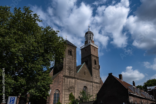 St Nicholas' Church (Nicolaikerk) is a medieval parish church from the 12th century that was reconstructed in the 15th century into a gothic church. Utrecht, the Netherlands. photo