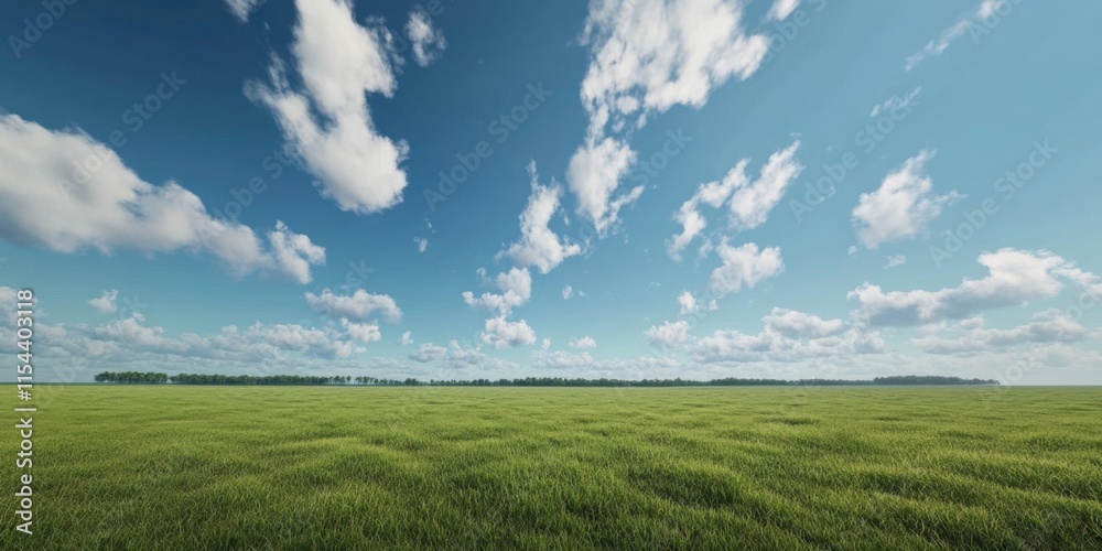 Campo verde cielo azul nubes Campo verde cielo azul nubes