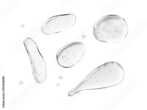 Obraz na płótnie PNG A Numerous water droplets are scattered background minimalist white.
w salonie