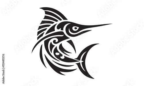 Cute Fish Illustration. Set of fish vector illustration for fishing logo. Cartoon, Clipart, and Line Art Design Adorable fish illustration, ideal for cartoons, and creative design projects.