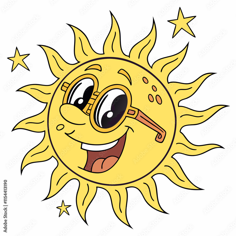 sun cartoon character sun cartoon character