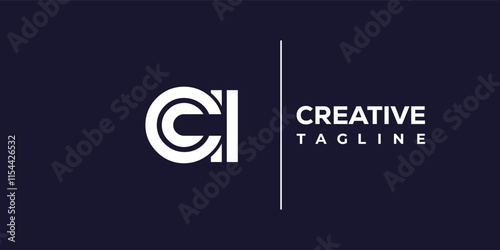 C and I logo design. CI abstract Letters Logo Monogram. This logo design is the process of creating a visual symbol that represents a brand, company, or individual.