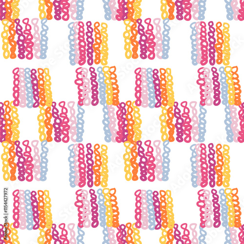 colorful set isolated. Seamless colorful patterns for decoration