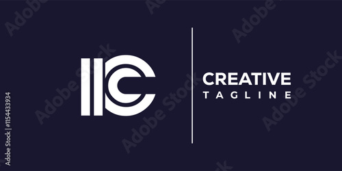 I and C logo design. IC abstract Letters Logo Monogram. This logo design is the process of creating a visual symbol that represents a brand, company, or individual.