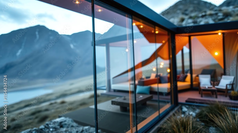 Obraz premium house in the mountains