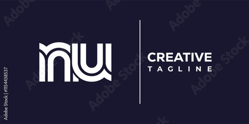 N and U logo design. NU abstract Letters Logo Monogram. This logo design is the process of creating a visual symbol that represents a brand, company, or individual.