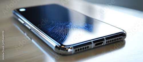 Sleek smartphone showcasing a captivating display and advanced technology for everyday use,