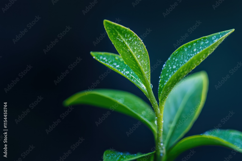 A Growing plant with coin shaped leaves, symbolizing business growth and financial success, evokes sense of prosperity and hope A Growing plant with coin shaped leaves, symbolizing business growth and financial success, evokes sense of prosperity and hope