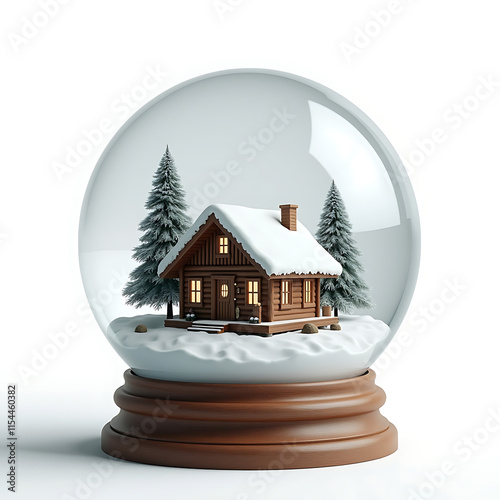 winterhouse snow globe photo