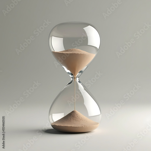 hourglass with sand