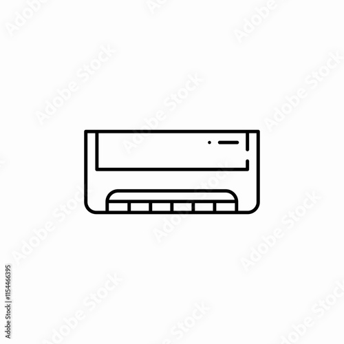 air conditioner icon sign vector